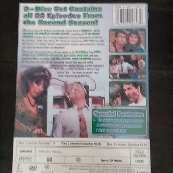 Lot Of Vintage DVDs With Brand New Never Opened Married With Children Seas 1 - Picture 4 of 7
